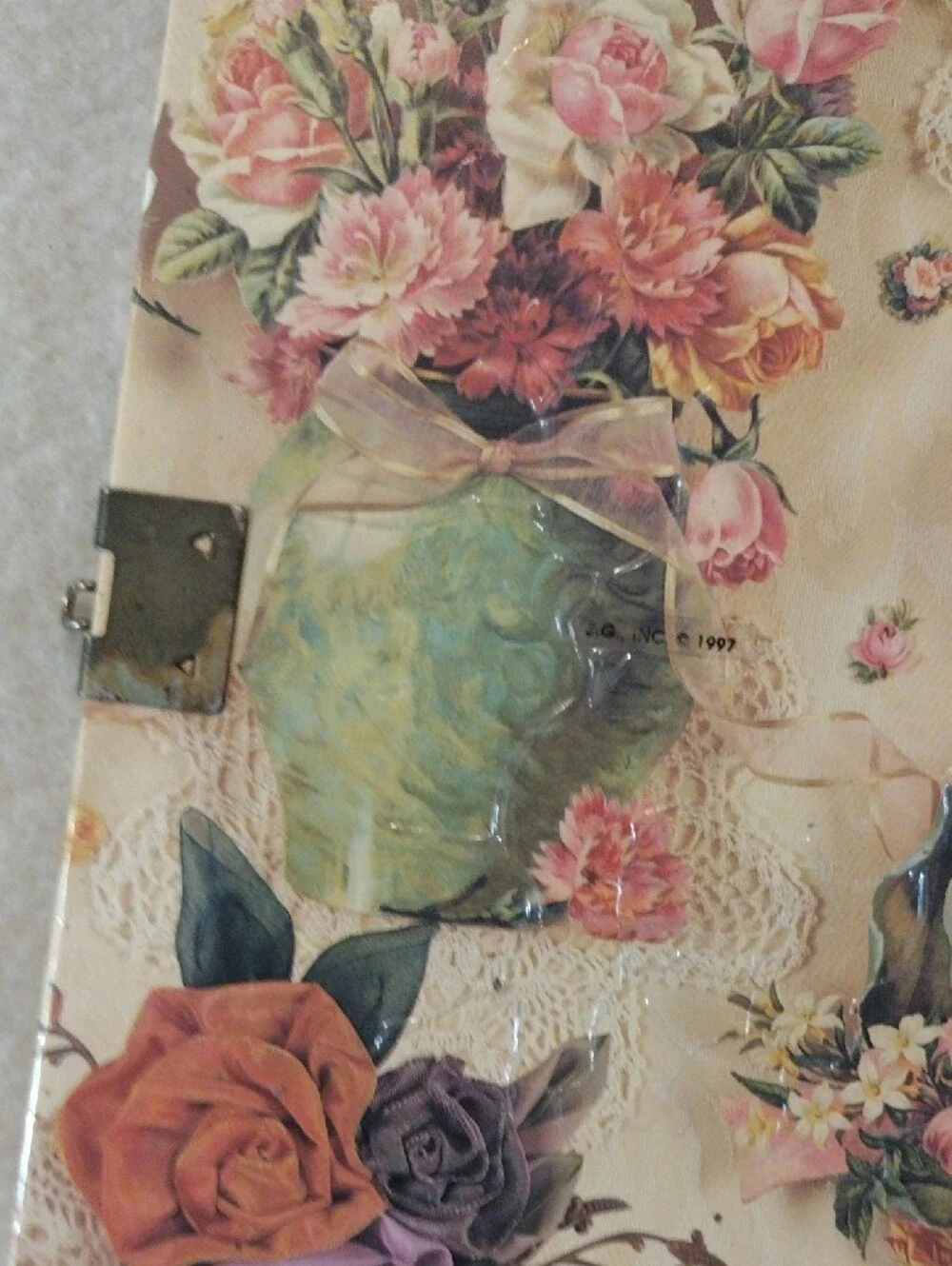 New Floral Old School Diary Notebook